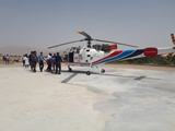 بالگرد اورژانس هوایی جهرم برای نجات جان بیمار قلبی 33ساله در شهرستان زرین دشت به پرواز درآمد.