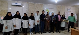 قدردانی از زحمات پرسنل آزمایشگاه بیمارستان شهرستان زرین دشت به مناسبت روز علوم آزمایشگاهی
